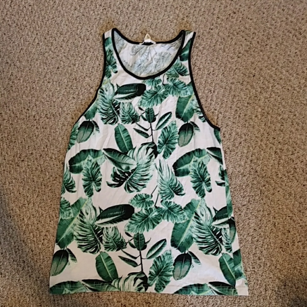 Tropical Print Tank Top